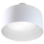 Inny Pendant - Nickel / Silk White