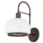 Bradbury Wall Light - Bronze / Opal