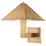 Knight Wall Light - Patina Brass