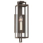 Beckham Outdoor Wall Light - Textured Bronze / Clear