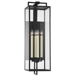 Beckham Outdoor Wall Light - Forged Iron / Clear