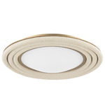 Zion Ceiling / Wall Light - Patina Brass / Opal