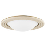 Zion Ceiling / Wall Light - Patina Brass / Opal