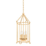 Lassen Chandelier - Vintage Gold Leaf