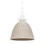 Kahn Pendant - Gesso White / White Wash