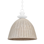 Kahn Pendant - Gesso White / White Wash