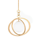 Olancha Pendant - Vintage Gold Leaf