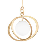 Olancha Pendant - Vintage Gold Leaf