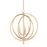 Fillea Pendant - Vintage Gold Leaf