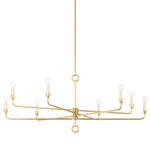 Orson Chandelier - Vintage Gold Leaf