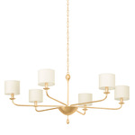 Osmond Chandelier - Vintage Gold Leaf