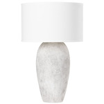 Zeke Table Lamp - Grey / Off White
