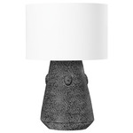 Silas Table Lamp - Black / Off White