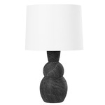 Miles Table Lamp - Black / White