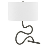 Veranda Table Lamp - French Iron / Off White