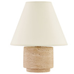 Bronte Table Lamp - Travertine / Cream