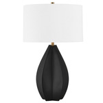 Mineral Table Lamp - Black / White