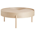 Arc Coffee Table - White Pigmented Ash