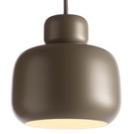 Stone Pendant - Taupe