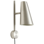 Cono Plug-In Wall Sconce - Satin