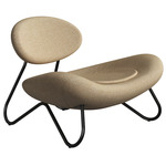 Meadow Lounge Chair - Black / Ecriture 240