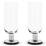 Puck Glass Set of 2 - Smoke / Clear