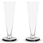 Puck Glass Set of 2 - Smoke / Clear