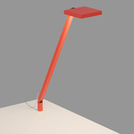 Focaccia Solo Tunable White Desk Lamp - Matte Fire Red