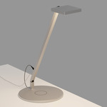 Focaccia Solo Tunable White Desk Lamp - Silver