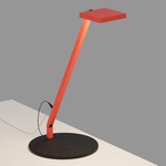 Focaccia Solo Tunable White Desk Lamp - Matte Fire Red