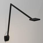 Focaccia Tunable White Plug-in Wall Light - Matte Black