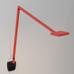 Focaccia Tunable White Plug-in Wall Light - Matte Fire Red