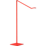 Focaccia Tunable White Floor Lamp - Matte Fire Red