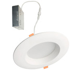 Color-Select Downlight w/Remote Junction Box 120V 4-PACK - White