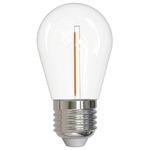 S14 Med Base Filament Bulb 1W 120V 2700K 80CRI 10-PACK - Clear