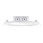 6IN Recessed Downlight w/Integrated Junction Box 120V 2-PACK - White
