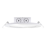 6IN Recessed Downlight w/Integrated Junction Box 120V 2-PACK - White