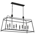 Sylvan Linear Chandelier - Black Forged