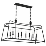 Sylvan Linear Pendant - Black Forged