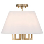 Westwood Ceiling Light - Vibrant Gold / White