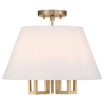 Westwood Ceiling Light - Vibrant Gold / White