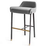 Blink Counter/Bar Stool - Black / Steelcut Trio 124