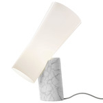 Nile Table Lamp - White / White