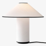 Colette Table Lamp - White / Black / White / Black