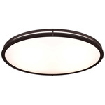 Solero III Oval Ceiling Light - Bronze