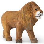 Animal Hand-Carved Sculpture - Brown