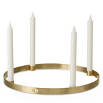 Circle Candle Holder - Brass