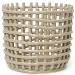 Ceramic Basket - Cashmere