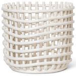 Ceramic Basket - Off White