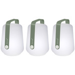 Balad Portable Mini Table Lamp Set of 3 - Cactus / White